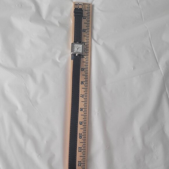 Watch Black & Purple Leather Wrap Band Coldwater Creek Ladies - Picture 10 of 13